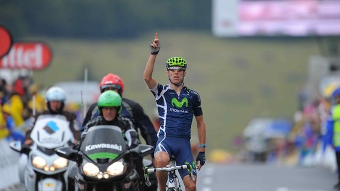 　ツール・ド・フランスは7月9日、エグランド～シュペルベスサンシー間の189kmで第8ステージが行われ、モビスターのルイ・コスタ（24＝ポルトガル）が初優勝を飾った。首位トール・ヒュースホウト（33＝ノルウェーガーミン・サーベロ）はタイム差1秒で追う総合2位カデル