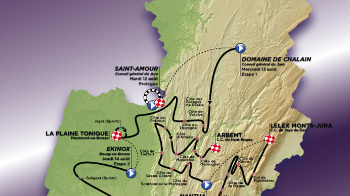 2014年ツール・ド・ラン、コース図