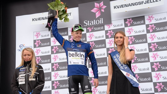 ステフェン・クルイシュウィック（ベルキン）が2014年アークティック・レース・オブ・ノルウェー総合優勝