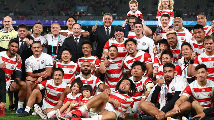 「ONE TEAM」が流行語大賞に　代表選手の集合写真とともに日本ラグビーフットボール協会がコメント