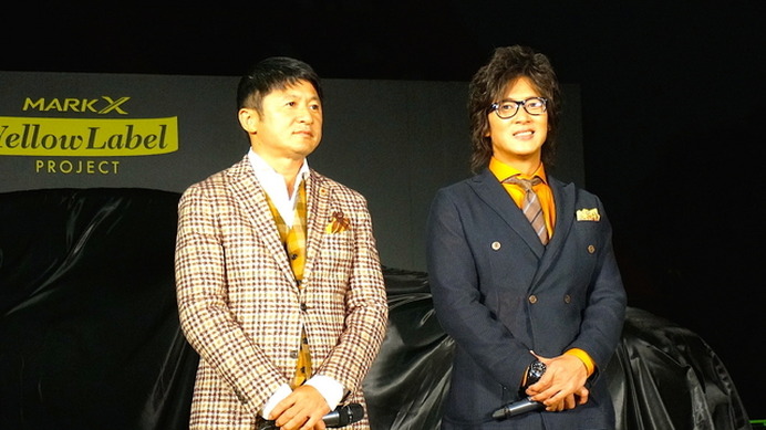 元サッカー日本代表の武田修宏さん（左）と俳優の細川茂樹（右）さん