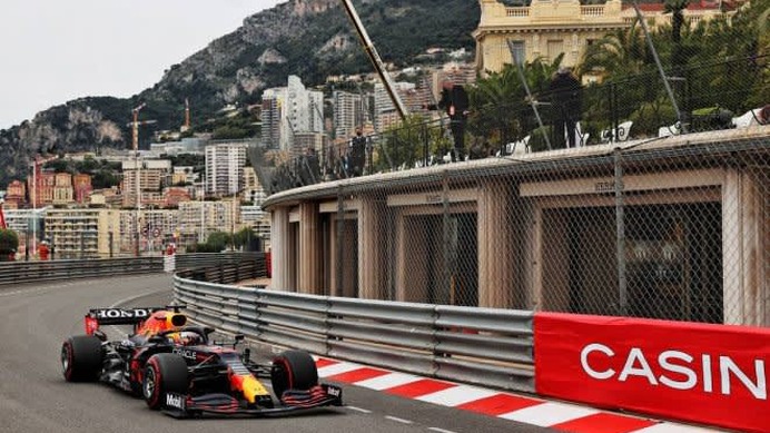 フェルスタッペンがトップ。好調フェラーリが2、3番手に続く【タイム結果】F1第5戦モナコGPフリー走行3回目