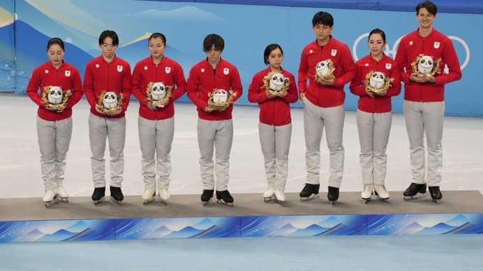 【北京五輪】日本、フィギュア団体初メダルは銅　ロシア圧巻の優勝