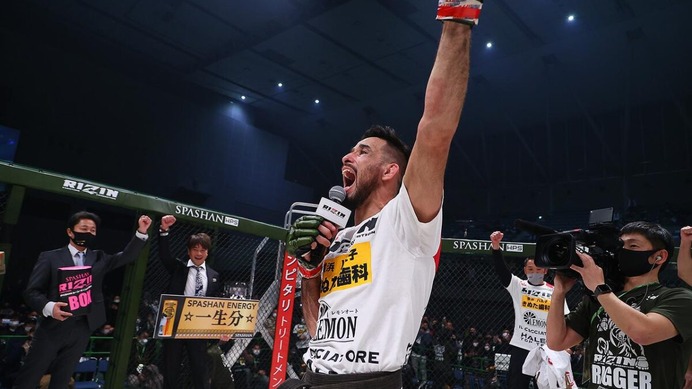 【格闘技／RIZIN TRIGGER 2nd】クレベル・コイケ、朝倉未来“失神KO”以来の佐々木戦でも一本勝ち　「私はフェザー級ナンバーワン」