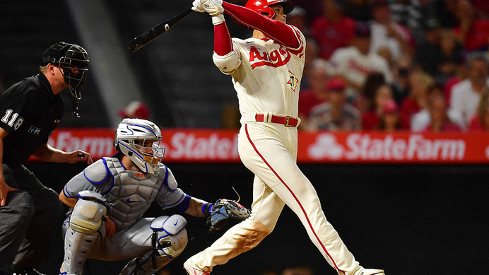 【MLB】大谷翔平、今季13号2ランは打球速度183キロの“高速”ロケット弾　初回にも適時二塁打で躍動