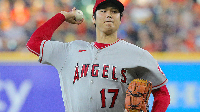 【MLB】大谷翔平、メジャートップの奪三振率　自身最速163キロ超えの5回1失点7奪三振で今季12勝目