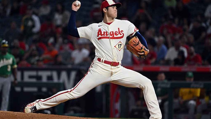 【MLB】大谷翔平、8回2安打10奪三振無失点の好投で15勝目の権利　史上初のW規定到達まであと「1」