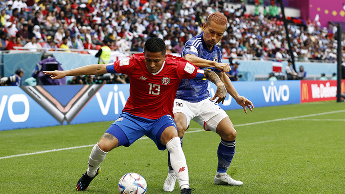 【カタールW杯】長友佑都、コスタリカ相手の敗戦に「悔しい結果」と語るも…　「ポジティブに次の活力にする」と切り替え強調　