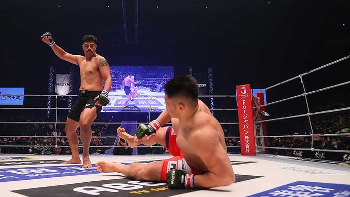 【RIZIN.40】スダリオ剛、豪腕タファの“ハンマーフック”に屈辱の1ラウンド1分38秒負け　