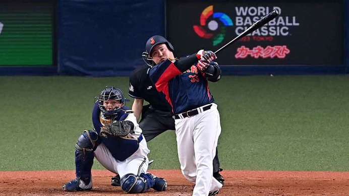 【WBC】侍ジャパン・山川穂高にも待望の一発、大谷翔平もスタンドとともに「どすこい！」