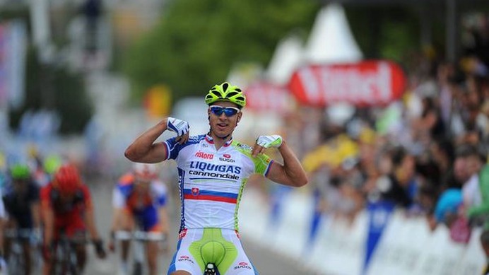 　第99回ツール・ド・フランスは7月日、ベルギーのリエージュからセランまでの198kmで第1ステージが行われ、リクイガス・キャノンデールのピーテル・サガン（スロバキア）が優勝した。