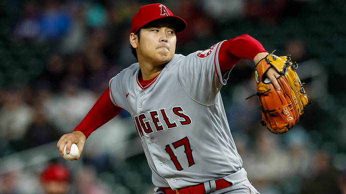 【MLB】大谷翔平、ヌートバーとの“戦友対決”が初回から実現　85マイル・スイーパーで空振り三振に仕留める