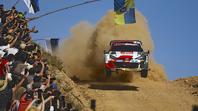 【WRC】第5戦ラリー・ポルトガル初日　昨季王者トヨタのカッレ・ロバンペラが首位奪取　
