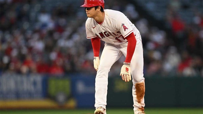 【MLB】大谷翔平、二盗三盗連続奪取で今季チームトップの9盗塁目　“俊足”で逆転勝利への執念見せる