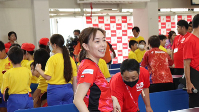 【卓球】小学生指導の石川佳純、「免許を取りに行きます」とチャレンジ宣言　引退後の心境変化を明かす