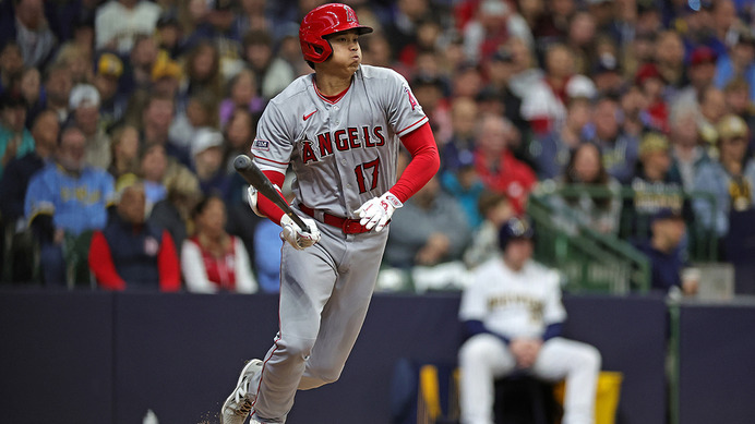 【MLB】大谷翔平、先発全員マルチ安打まであと「1」本 　エ軍は球団最多タイ24点の歴史的猛攻