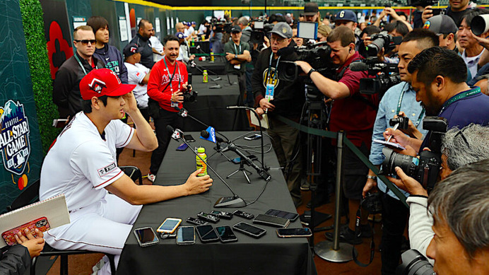 【MLBオールスター2023】大谷翔平は「打ったことがないのでホームラン打ちたい」と意気込み語る　メディアデー