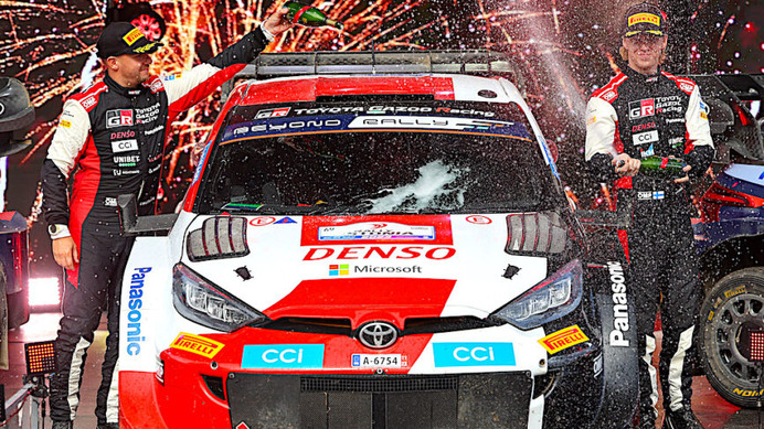 【WRC】第8戦ラリー・エストニア　トヨタのカッレ・ロバンペラがデイ3、デイ4の全SS制覇で今季2勝目　史上最年少2桁V達成