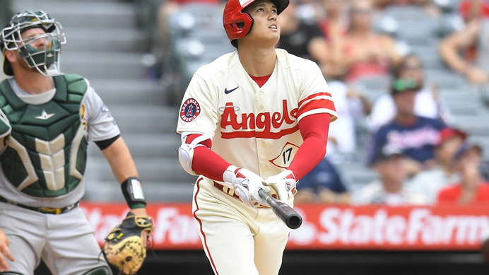 【MLB】「球界屈指の速球打ちになった」大谷翔平、公式が今季向上した5つの指標に言及