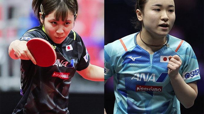 2位平野美宇と3位伊藤美誠は決勝まで対戦なし　パリ五輪選考レース最終戦のシード発表、優勝者には120ポイント【全日本卓球選手権】