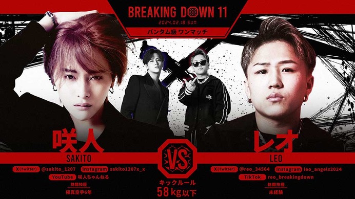 【BreakingDown11】「首相撲による転倒」咲人が失神で担架送りに……“問題児”との試合はノーコンテストに　朝倉未来「MMAなら勝ちだが……」