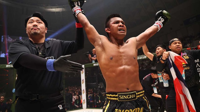 【RIZIN】「私はまだ強い」41歳ブアカーオ、約4年半ぶりのKO勝ち　皇治は「やっぱりかっこ良いですね」と感嘆、次戦は安保瑠輝也と対戦か