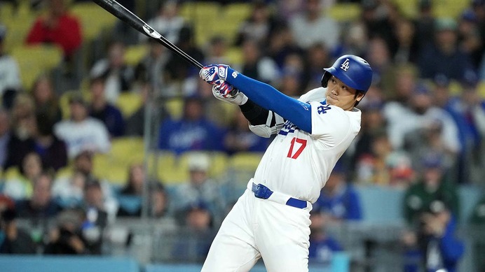 【MLB】大谷翔平、今季4号で「指揮官の記録を破るだろう」　公式記者もド軍の“日本出身本塁打数”更新に期待