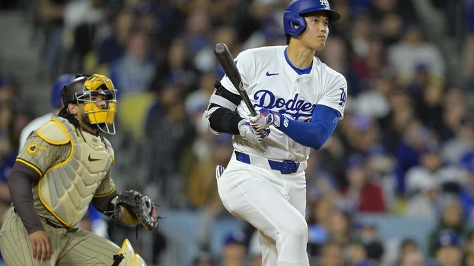 【MLB】大谷翔平、松井裕樹からメジャートップ“10本目”の二塁打で猛打賞　「打率.358」に急上昇