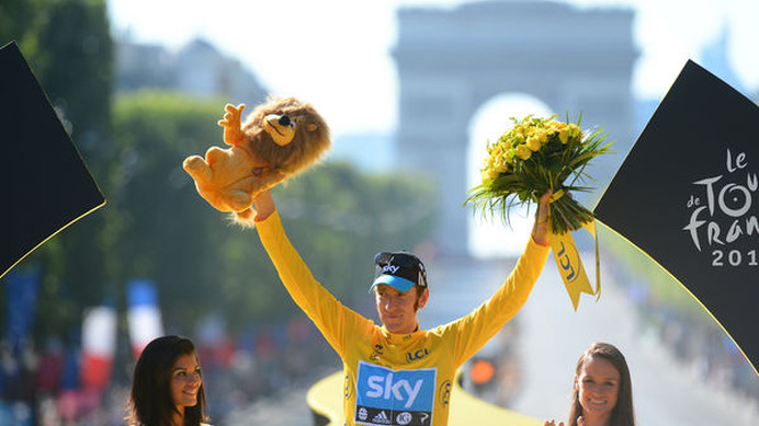 　ツール・ド・フランス総合優勝とロンドン五輪個人タイムトライアル金メダル獲得のブラッドリー・ウィギンス（英国、スカイ）がベロドール最優秀自転車選手賞を獲得した。
