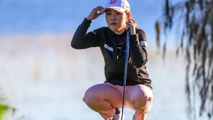 古江彩佳、85.37％のFWキープ率は“リズム”から　安定感抜群のショットを武器にパリ行きを懸けたメジャー第3戦へ
