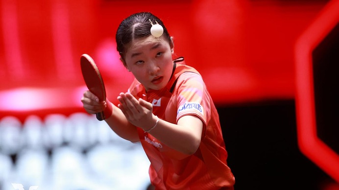 張本美和が“世界女王超え”で初勝利なるか　孫穎莎との大一番、初出場の15歳がベスト8進出目指す【WTTシンガポールスマッシュ】