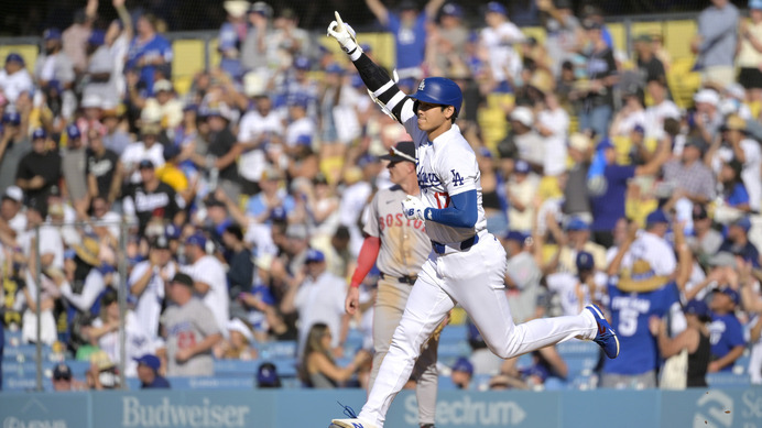 【MLB】大谷翔平、特大の144メートル弾にカーショー感服「あんなのを見たのは初めて」 4年連続30号に現地記者も大興奮