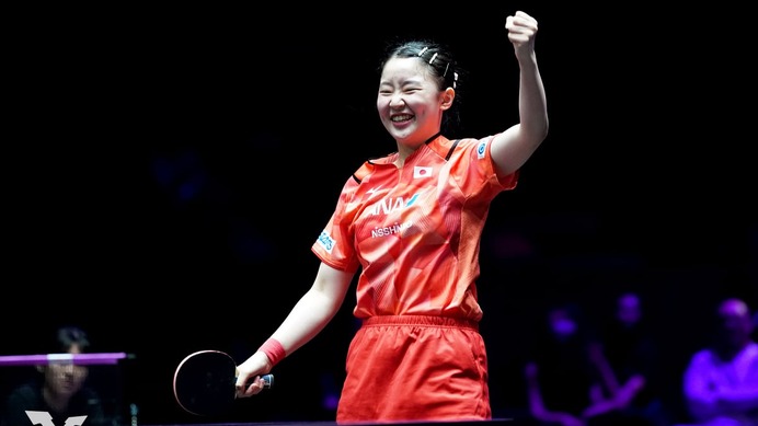 張本美和が振り返った中国選手撃破「凡ミスが許されない」　準決勝で激突の孫穎莎戦にも意欲「何度でもチャレンジすること」【WTTチャンピオンズマカオ】
