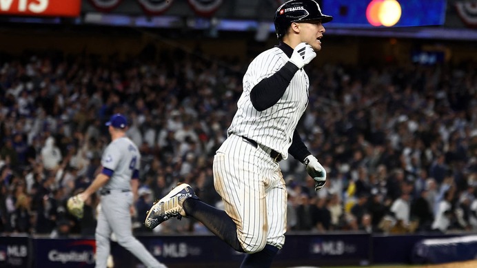 【MLB】ヤンキース、昨季デビューの23歳ボルピーが“逆転満塁弾”で勝利を呼び込み被スイープ回避　「早々の満塁弾で勢いづいた」