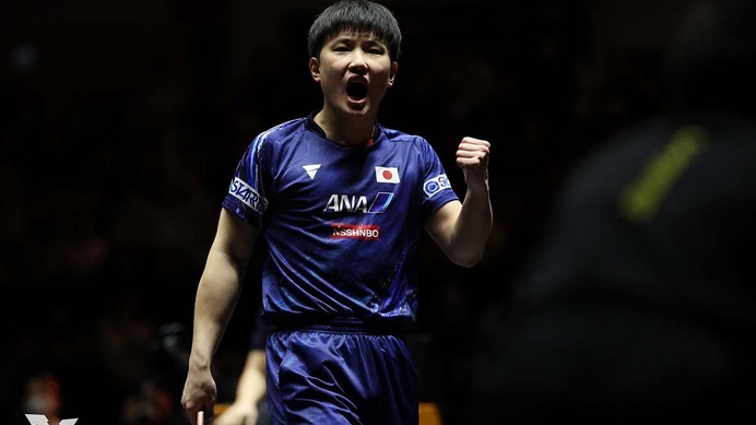 張本智和、エースが語った世界5位の中国勢撃破　明かした大舞台への影響「五輪の舞台に合わせる力が見つかる」【WTTファイナルズ福岡】