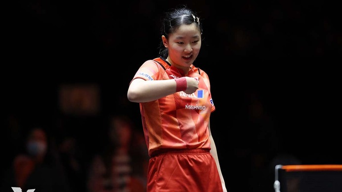 張本美和、世界3位の王芸迪に敗戦で明かした課題　飛躍の2024年を経て全日本では「優勝することが目標」【WTTファイナルズ福岡】