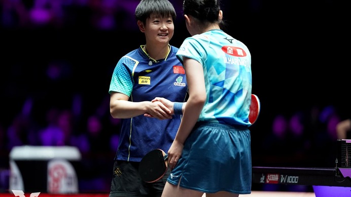 絶対女王・孫穎莎が記録した驚異の「勝率91％」　WTT公式が世界1位のデータ紹介、日本勢は張本美和が10月に初勝利