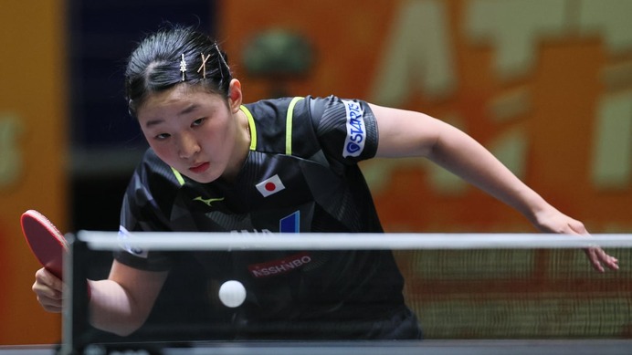 張本美和、世界56位の香港選手にストレート勝ち　第3Gは接戦も17－15で取り切る、次戦は韓国エース・申裕斌と対戦へ【ITTF-ATTUアジアカップ】