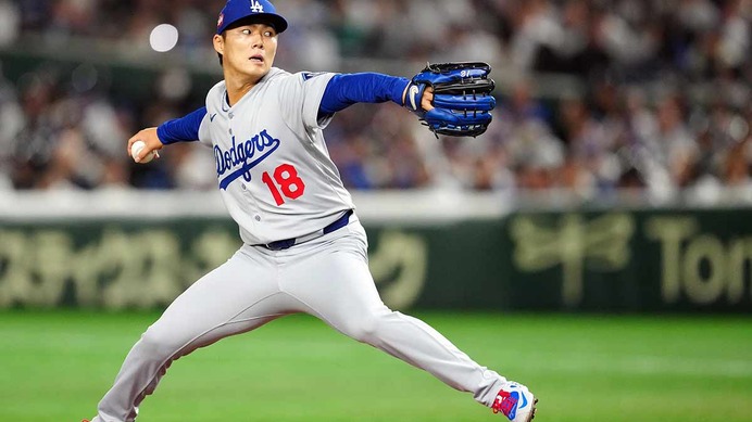 【MLB】山本由伸、全72球の公式投球データ詳細　“6球種駆使”で最速98.1マイル【3月18日カブス戦】