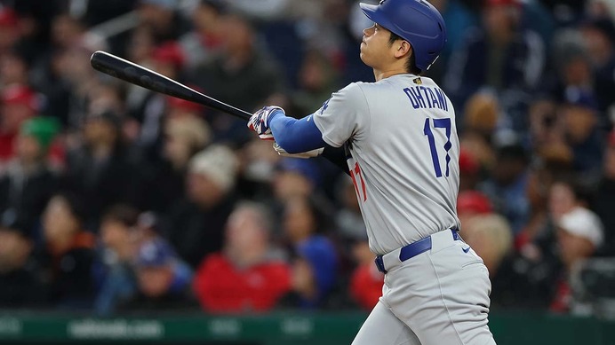 【MLB】大谷翔平、エース左腕攻略の4試合ぶり“164キロ”同点4号2ラン　「この男は正真正銘のスーパースターだ」