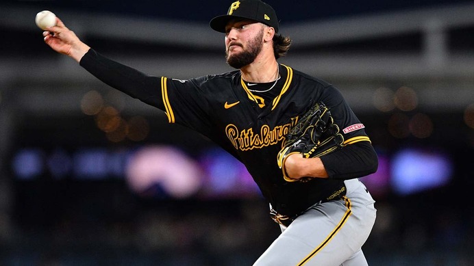 【MLB】スキーンズ、全108球の公式投球データ詳細　22歳が7球種で熟練の駆け引き、最速99.7マイル【4月26日ドジャース戦】