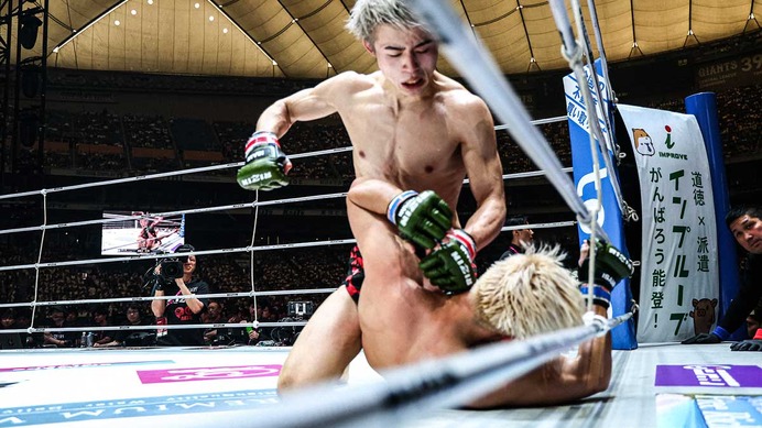 【RIZIN】「相手の動きを察知する能力を持っている」平本丈、RISE二階級覇者・田丸辰に完勝　MMAの洗礼浴びせる