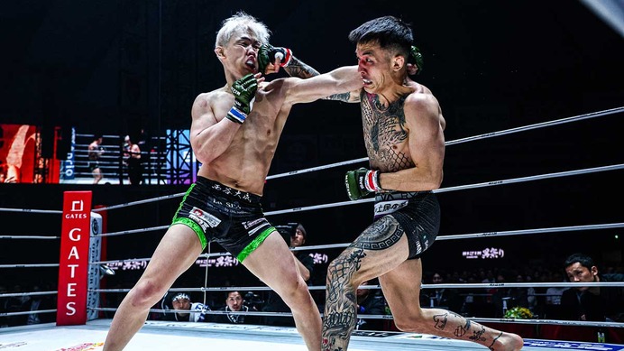 【RIZIN】萩原京平、“2試合連続1RKO”で西谷大成を下す　朝倉未来との再戦要求「あんたの弟子倒しましたよ」