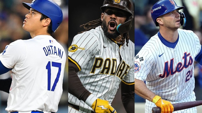 【MLB】ナ・リーグは大谷翔平ら大混戦の「MVP争い」　公式サイト模擬投票で“トップ3”に急浮上したのは……