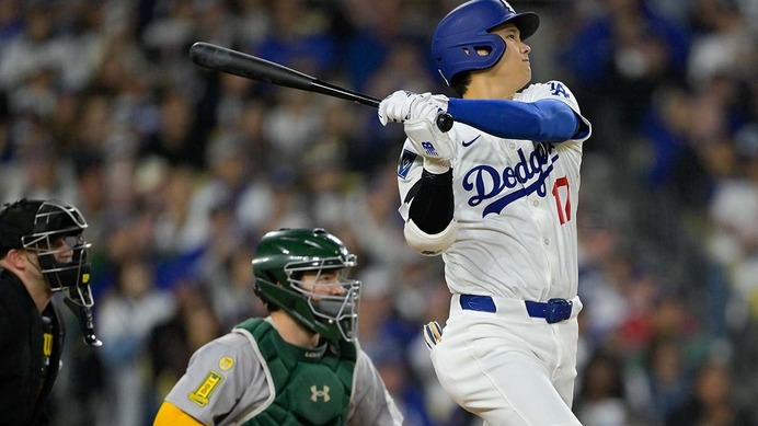 【MLB】大谷翔平、驚愕の2打席連発“176キロ”15号アーチ　米記者困惑「MVPを与えるのはまだ早すぎるだろうか……」