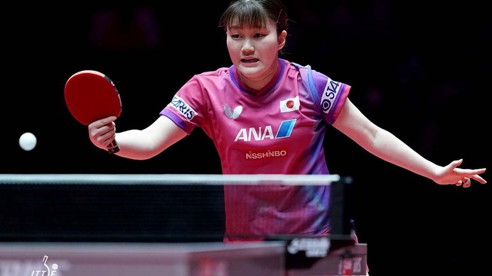 大藤沙月、21歳迎えた新星がストレート快勝で“デビュー”　チリの41歳サウスポー撃破で好スタート【世界卓球2025】