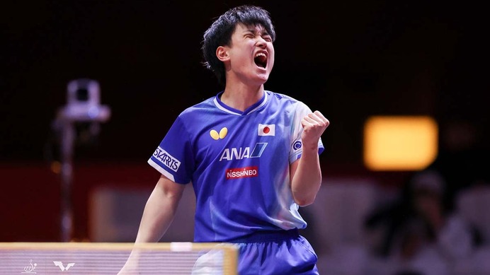 「世界卓球」初戦で難敵に快勝の張本智和が4位、松島輝空が19位、篠塚大登が28位｜卓球男子世界ランキング（2025年第21週）