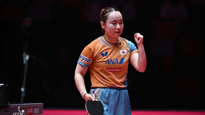 「倍々で嬉しい」伊藤美誠、中国超え＆初の単メダルに歓喜　世界女王・孫穎莎と激突の準決勝も「楽しんで試合がしたい」【世界卓球2025】