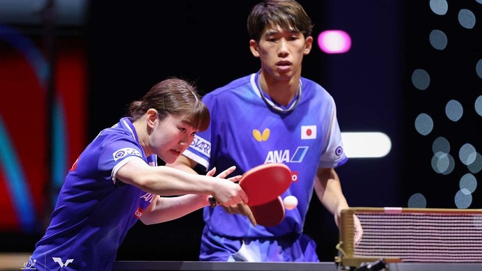 快進撃の“大吉”ペアが香港に圧勝で銀メダル以上を確定　吉村真晴、大藤沙月が2017年大会以来の金に王手【世界卓球2025】