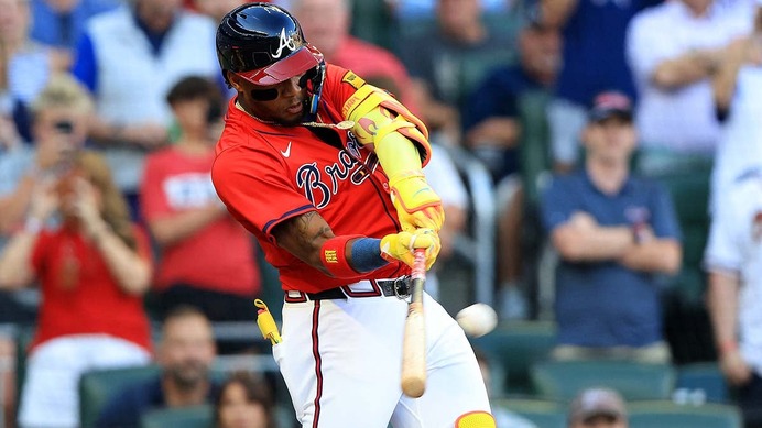 【MLB】1年ぶり復帰、アクーニャJr.が衝撃の初球先頭打者アーチ　公式称賛の“186キロ”復活弾「彼は帰ってきた」